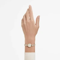 Una Angelic watch, Crystal bracelet, Gold tone
