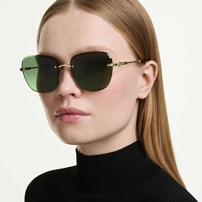 Sunglasses, Square shape, SK7043, Green