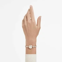 Una Angelic watch, Crystal bracelet, Rose gold tone, Rose gold-tone finish