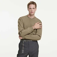 Dextera waist belt, White, Mixed metal finish by SWAROVSKI