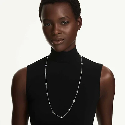 Chroma strandage, Star, White, Rhodium plated