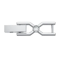 Imber Emily Tennis extender, Round cut, Rhodium plated by SWAROVSKI