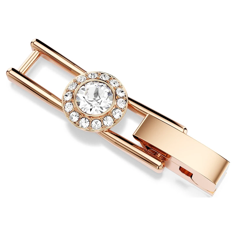 Una Angelic extender, Round cut, White, 18K rose gold finish