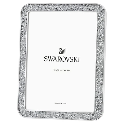 Minera picture frame, Rectangular shape, Small, Silver tone