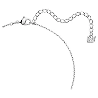 Una set, Round cut, Blue, Rhodium plated by SWAROVSKI