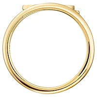 Looney Tunes Tweety Motif Ring, Yellow, Gold-tone plated