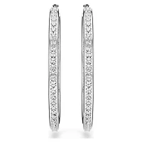 Sommerset hoop earrings, White
