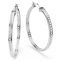 Sommerset hoop earrings, White