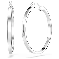 Sommerset hoop earrings, White