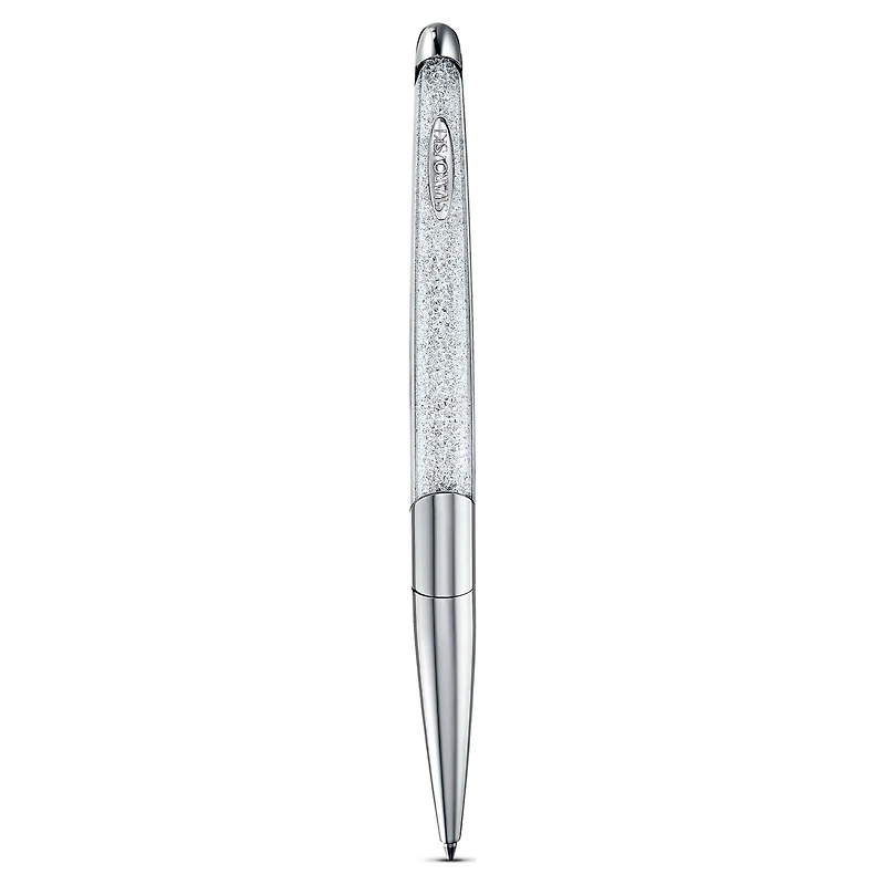 Crystalline ballpoint pen, Silver tone, Chrome plated by SWAROVSKI