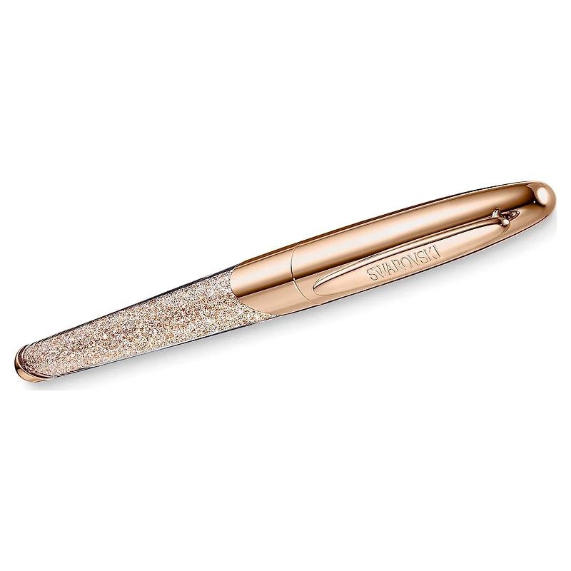 Crystalline rollerball pen, Rose gold tone, Rose gold-tone plated by SWAROVSKI