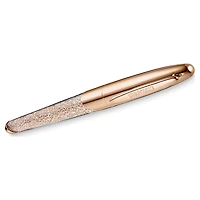 Crystalline rollerball pen, Rose gold tone, Rose gold-tone plated by SWAROVSKI