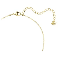 Exalta necklace, White, Gold-tone plated by SWAROVSKI