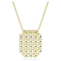 Exalta necklace, White, Gold-tone plated by SWAROVSKI