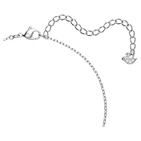 Una Angelic pendant, Round cut, White, Rhodium plated by SWAROVSKI