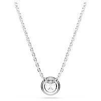 Una Angelic pendant, Round cut, White, Rhodium plated by SWAROVSKI