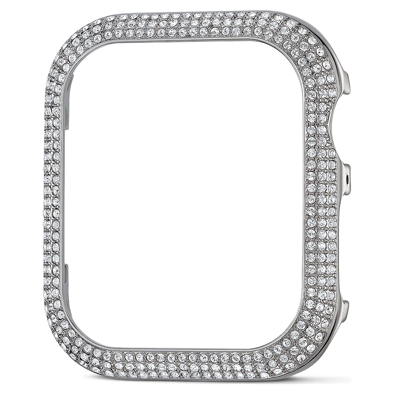 Sparkling case, For Apple Watch® Series 4 & 5, 40mm, Silver Tone by SWAROVSKI