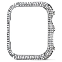 Sparkling case, For Apple Watch® Series 4 & 5, 40mm, Silver Tone by SWAROVSKI