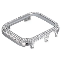 Sparkling case, For Apple Watch® Series 4 & 5, 40mm, Silver Tone by SWAROVSKI