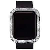 Sparkling case, For Apple Watch® Series 4 & 5, 40mm, Silver Tone by SWAROVSKI