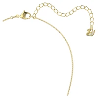 Tahlia pendant, White, Gold-tone plated by SWAROVSKI