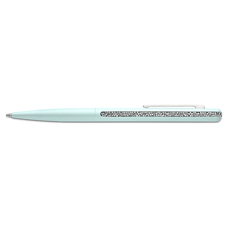 Shimmer ballpoint pen, Green, Green lacquered, chrome plated by SWAROVSKI