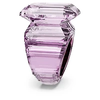 Lucent cocktail ring, Octagon cut, Pink by SWAROVSKI