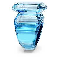Lucent cocktail ring, Octagon cut, Blue by SWAROVSKI