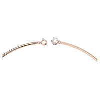 Constella necklace, Round cut, White, Rose gold-tone plated by SWAROVSKI