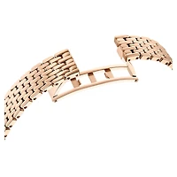 Attract watch, Swiss Made, Pavé, Metal bracelet, Rose gold tone, Rose gold-tone finish by SWAROVSKI