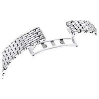 Attract watch, Swiss Made, Pavé, Metal bracelet, Silver tone, Stainless steel by SWAROVSKI