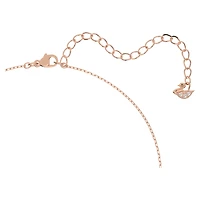 Stilla Attract set, Round cut, White, 18K rose gold finish