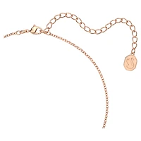 Millenia set, Octagon cut, Pink, Rose gold-tone plated by SWAROVSKI