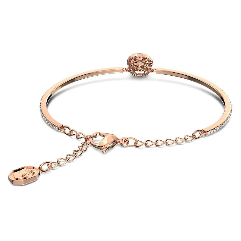 Una bangle, Round cut, Purple, 18K rose gold finish