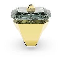 Numina cocktail ring, Octagon cut, Gray, Gold-tone plated by SWAROVSKI