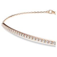Only bracelet, White, 18K rose gold finish