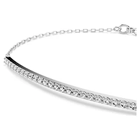Only bracelet, White, Rhodium plated by SWAROVSKI