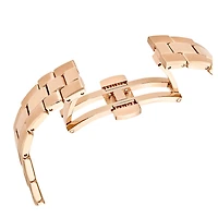Octea lux sport watch, Swiss Made, Metal bracelet, Red, Rose gold-tone finish by SWAROVSKI