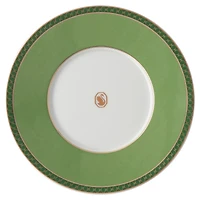 Signum cup with saucer, Porcelain, Green by SWAROVSKI