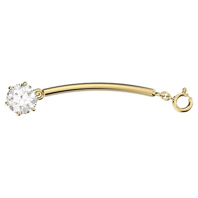 Constella extender, Round cut, White, 18K gold finish