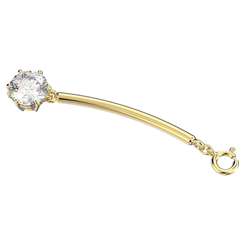Constella extender, Round cut, White, 18K gold finish