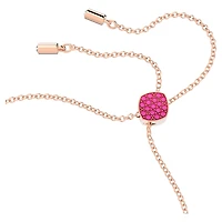 Idyllia Lilia bracelet, Butterfly, Pink, 18K rose gold finish
