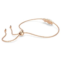 Latisha bracelet, Flower, Multicoloured, Rose gold-tone plated by SWAROVSKI