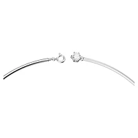 Constella necklace, Round cut, White, Rhodium plated by SWAROVSKI