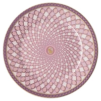 Signum plate set, Porcelain, Medium, Multicolored by SWAROVSKI