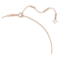 Una necklace, Purple, 18K rose gold finish