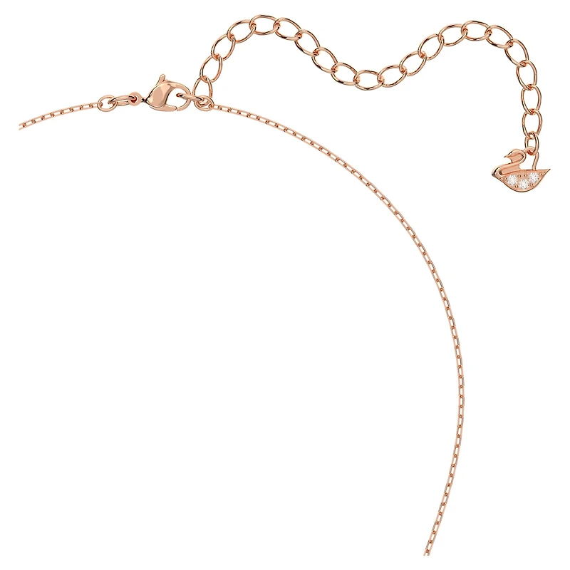 Idyllia pendant, Mixed cuts, Sun, Pink, 18K rose gold finish
