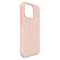 High smartphone case, iPhone® 13 Pro, Pale pink by SWAROVSKI