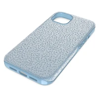 High smartphone case, iPhone® 13, Blue by SWAROVSKI