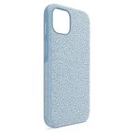 High smartphone case, iPhone® 13, Blue by SWAROVSKI
